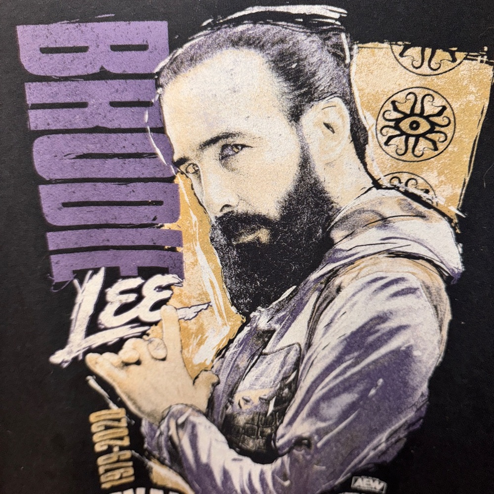 Brodie Lee Black Graphic T-Shirt - Picture 2 of 4